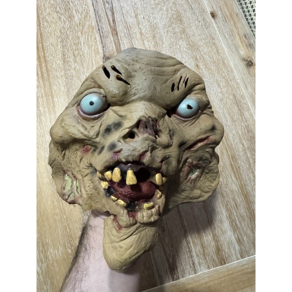 Vtg 1993 Tales From The Crypt Keeper Mask Latex Halloween Prop Horror HBO Flaws